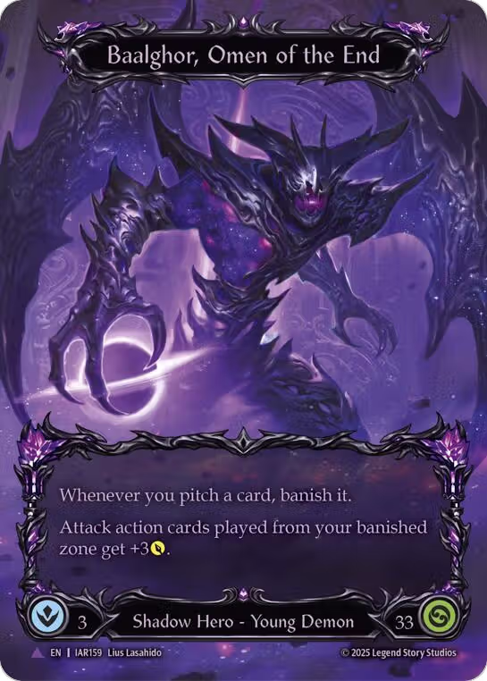 Baalghor, Omen of the End (Marvel) (IAR159-MV), Omens of the Third Age — Flesh & Blood card price
