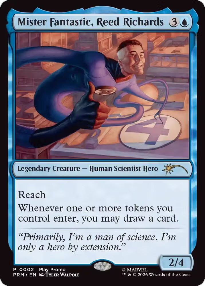 Mister Fantastic, Reed Richards (2), Standard Showdown Promos — Magic card price