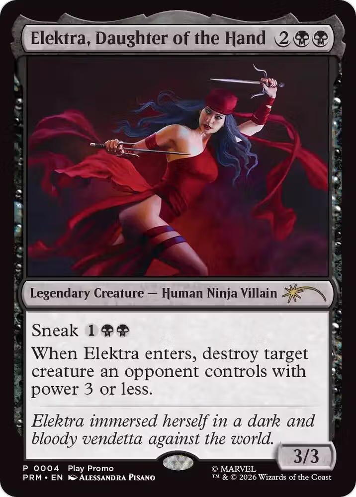 Elektra, Daughter of the Hand (4), Standard Showdown Promos — Magic card price