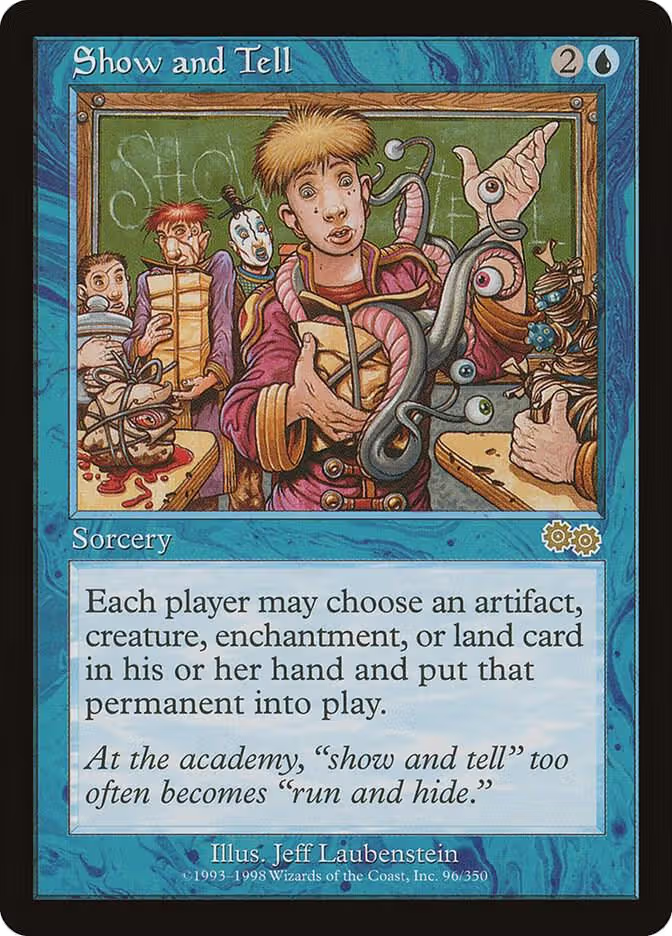 Show and Tell (96), Urza's Saga — Magic card price