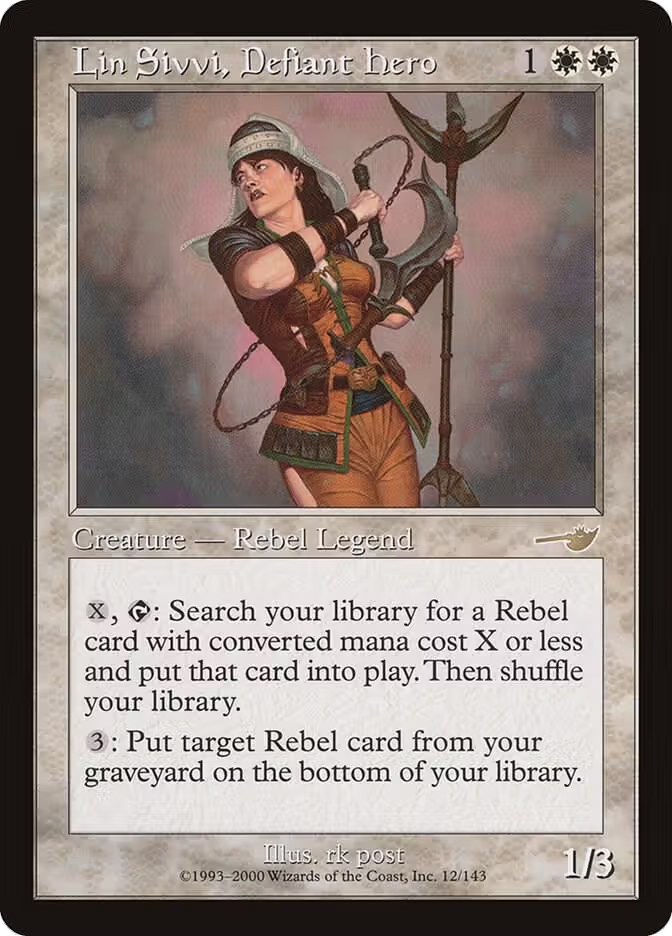 Lin Sivvi, Defiant Hero (12), Nemesis — Magic card price