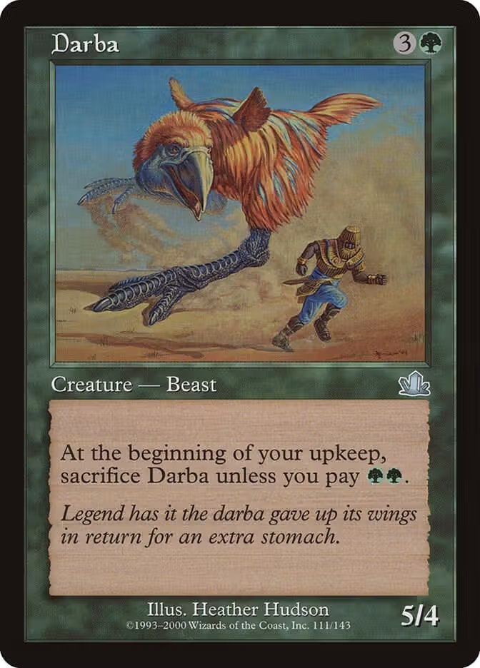 Darba (111), Prophecy — Magic card price