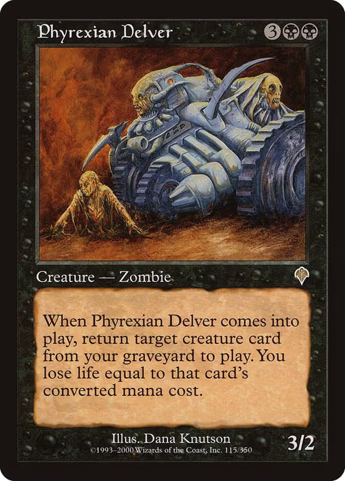Phyrexian Delver (115), Invasion — Magic card price
