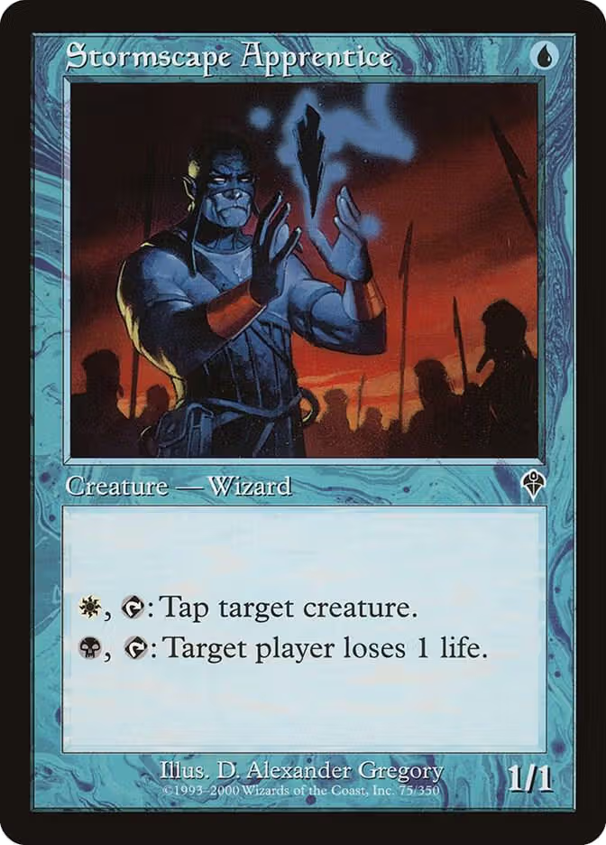 Stormscape Apprentice (75), Invasion — Magic card price