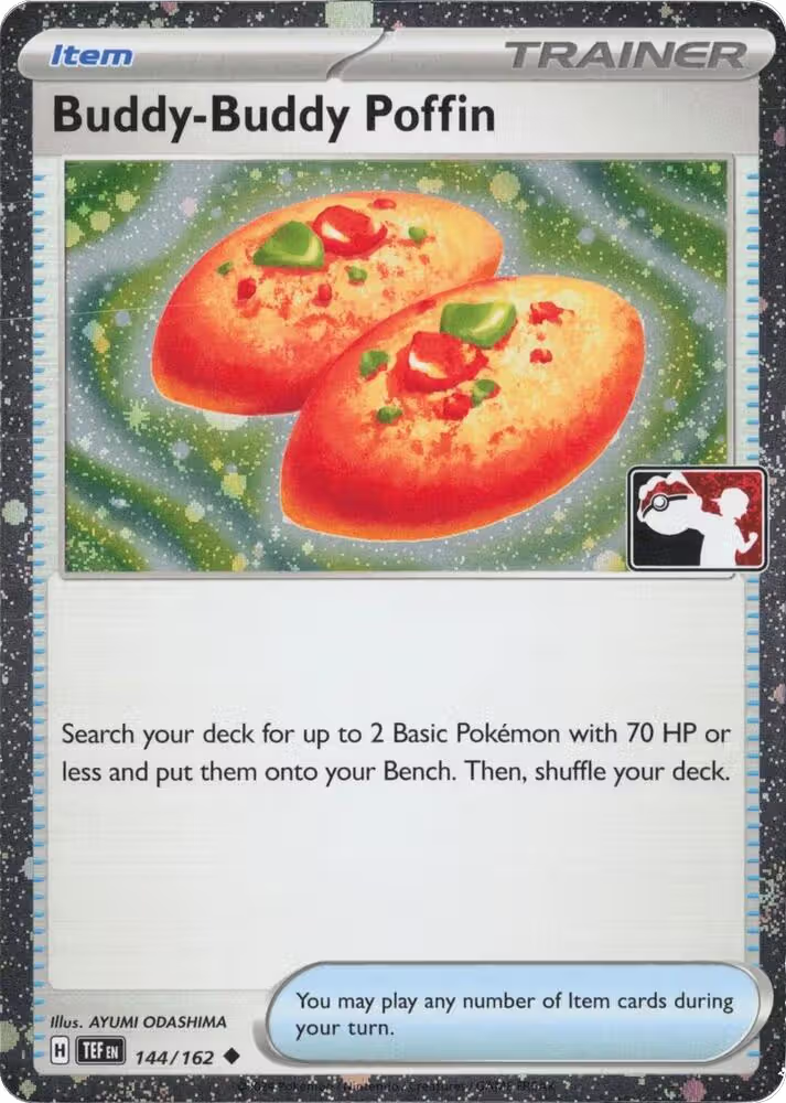 Buddy-Buddy Poffin - 144/162 (Cosmos Holo) (144/162), Prize Pack Series Cards — Pokémon card price