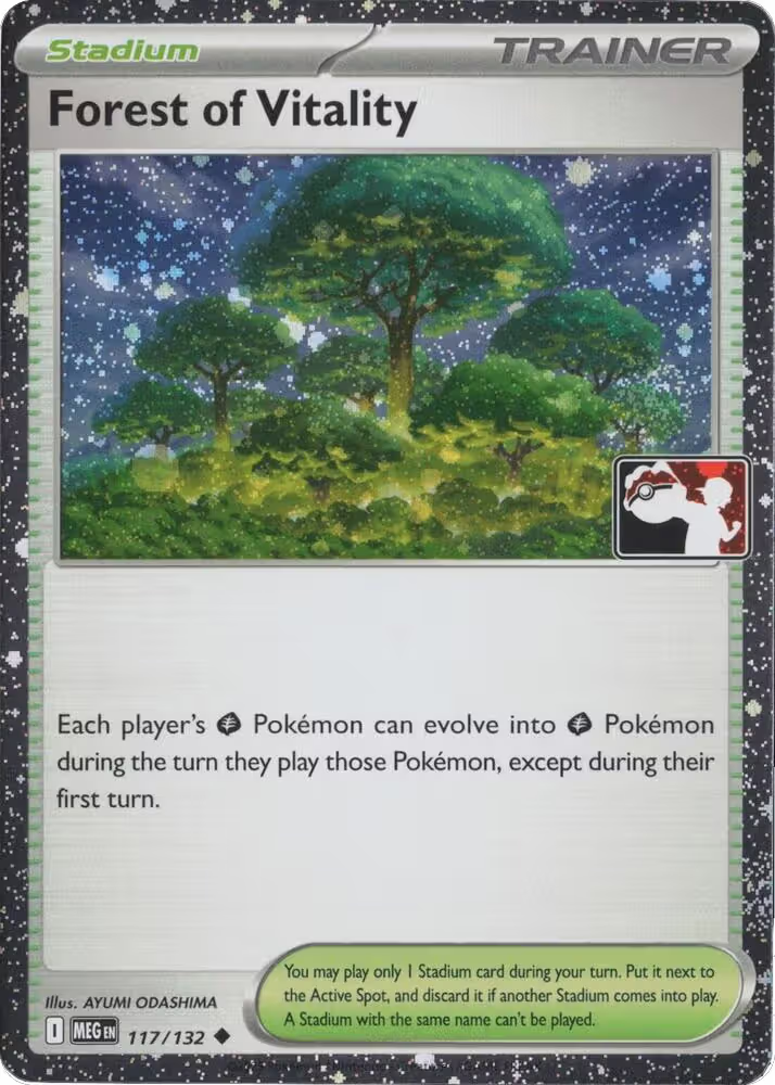 Forest of Vitality - 117/132 (Cosmos Holo) (117/132), Prize Pack Series Cards — Pokémon card price