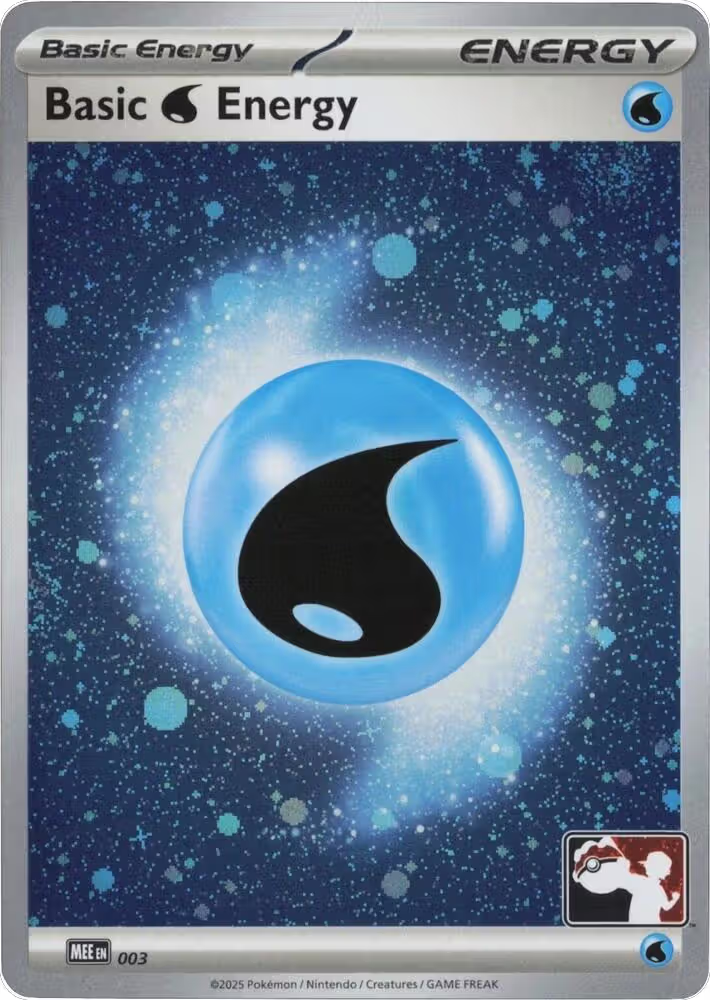 Basic Water Energy - MEE 003 (Cosmos Holo) (003), Prize Pack Series Cards — Pokémon card price