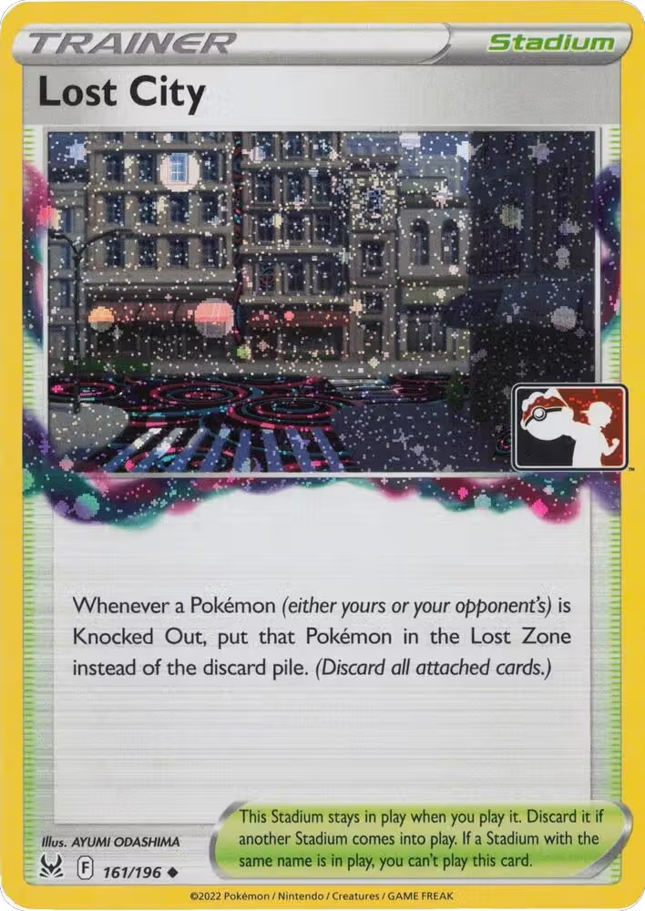 Lost City - 161/196 (Cosmos Holo) (161/196), Prize Pack Series Cards — Pokémon card price