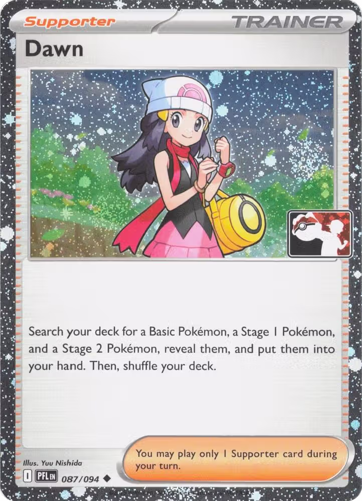 Dawn - 087/094 (Cosmos Holo) (087/094), Prize Pack Series Cards — Pokémon card price