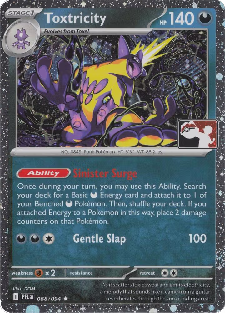 Toxtricity - 068/094 (Cosmos Holo) (068/094), Prize Pack Series Cards — Pokémon card price