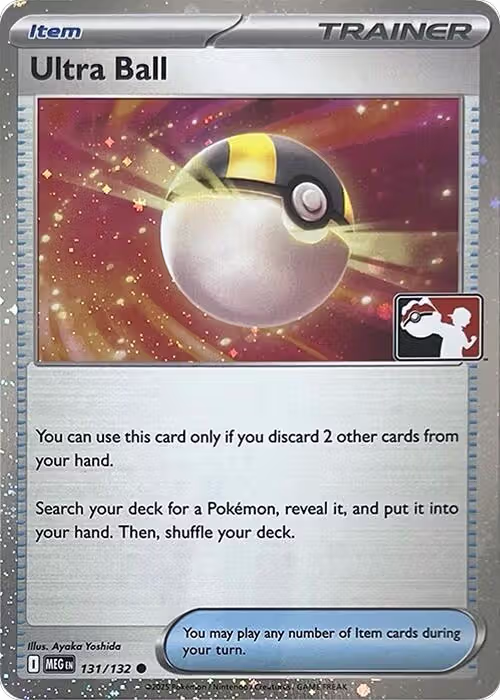 Ultra Ball - 131/132 (Cosmos Holo) (131/132), Prize Pack Series Cards — Pokémon card price
