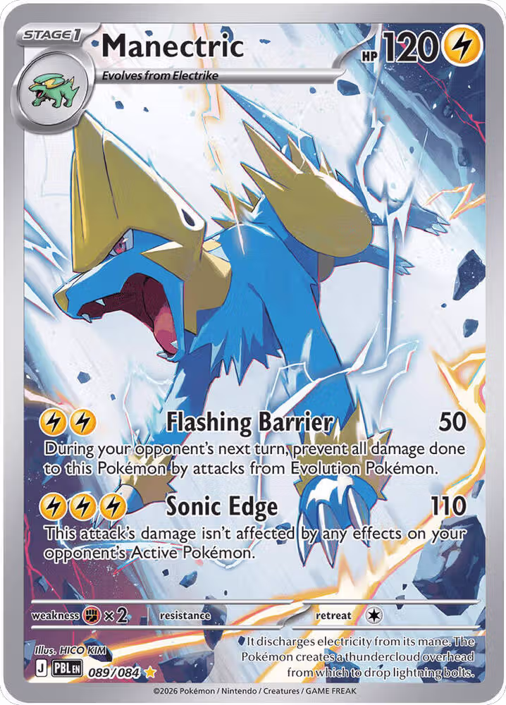 Manectric - 089/084 (089/084), Pitch Black — Pokémon card price