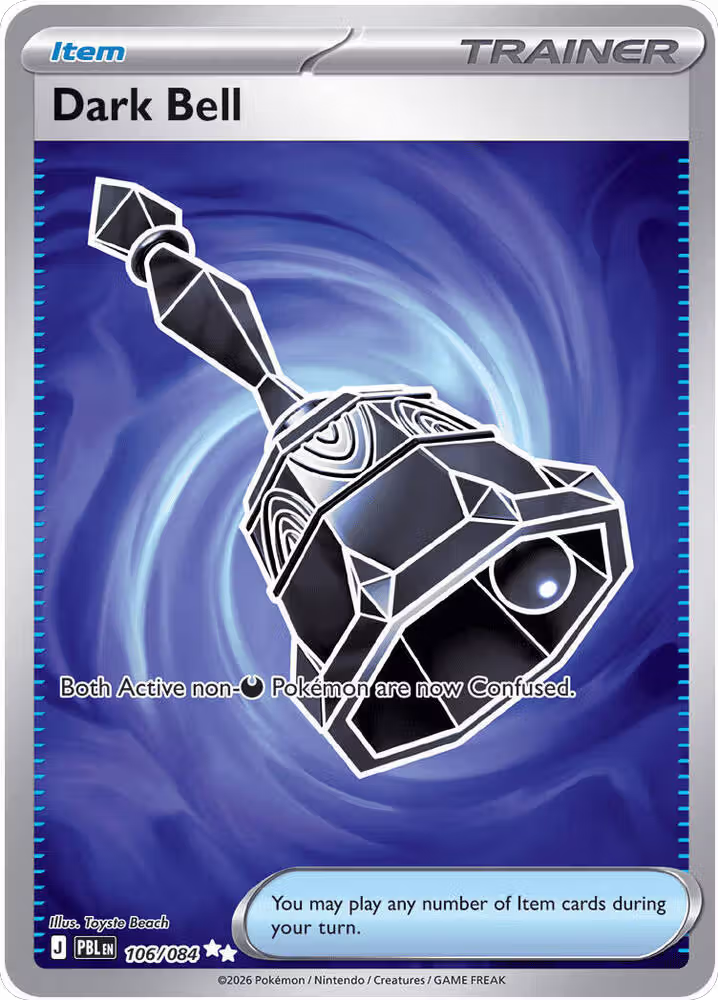 Dark Bell - 106/084 (106/084), Pitch Black — Pokémon card price