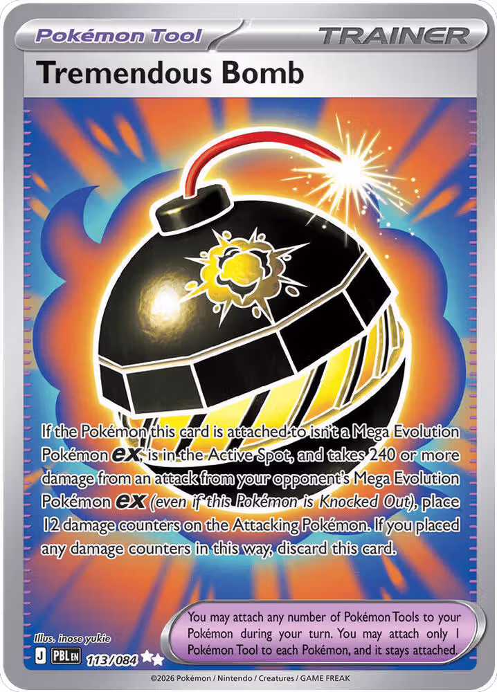 Tremendous Bomb - 113/084 (113/084), Pitch Black — Pokémon card price