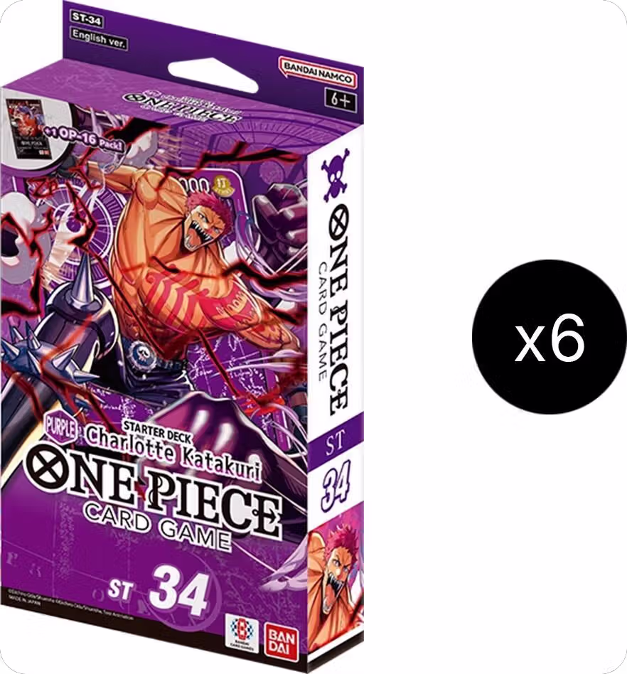 Starter Deck 34: PURPLE Charlotte Katakuri Display, Starter Deck 34: PURPLE Charlotte Katakuri — One Piece card price