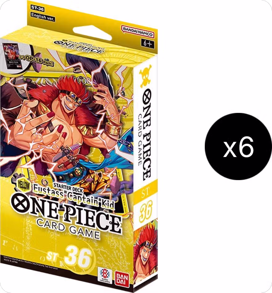 Starter Deck 36: YELLOW Eustass”Captain”Kid Display, Starter Deck 36: YELLOW Eustass"Captain"Kid — One Piece card price