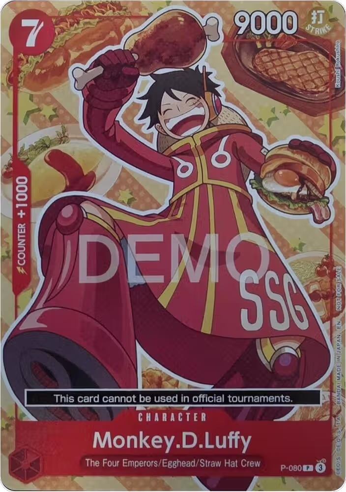Monkey.D.Luffy - P-080 (P-080), One Piece Demo Deck Cards — One Piece card price