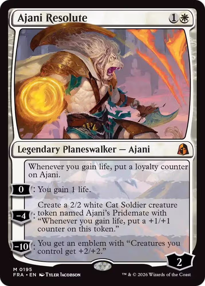 Ajani Resolute (195), Reality Fracture — Magic card price