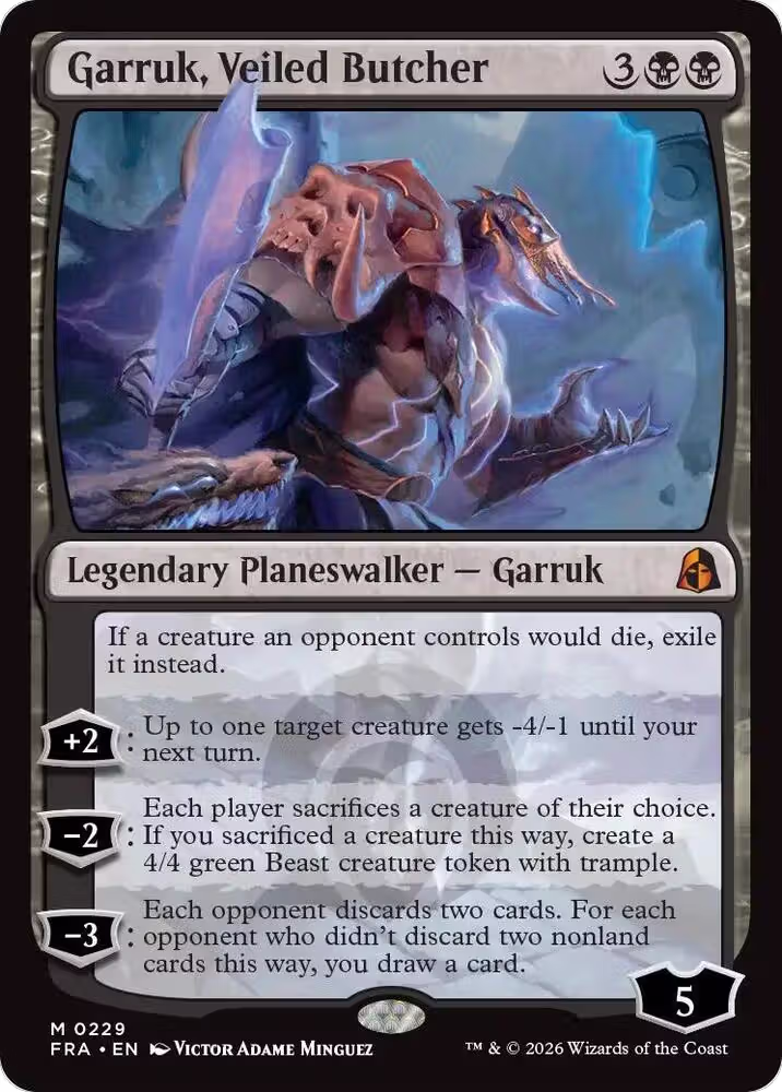 Garruk, Veiled Butcher (229), Reality Fracture — Magic card price