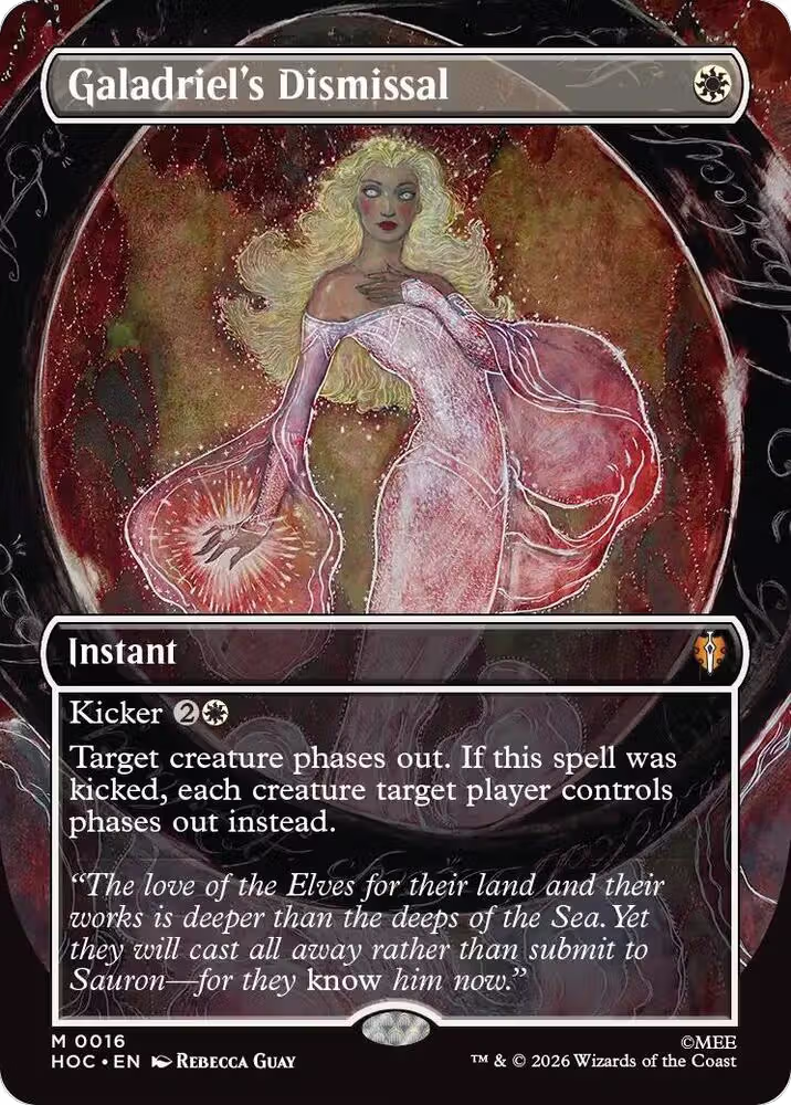 Galadriel's Dismissal (Borderless) (16), The Hobbit: Eternal-Legal — Magic card price