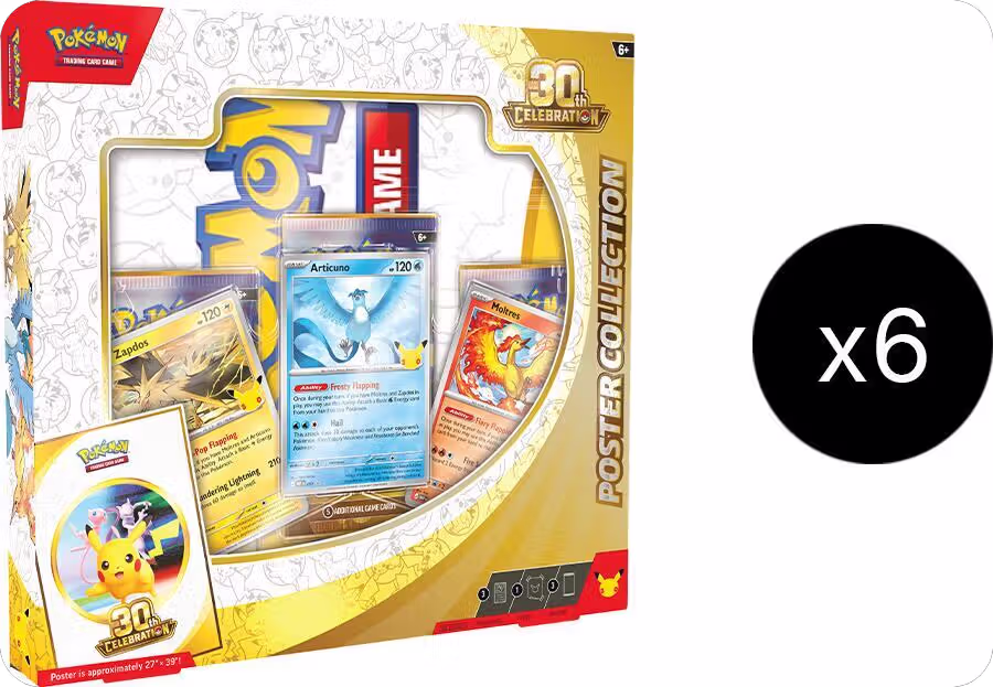 30th Celebration Poster Collection Case, 30th Celebration — Pokémon sealed product price