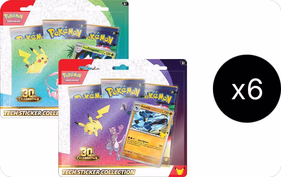 30th Celebration Tech Sticker Collection Case, 30th Celebration — Pokémon sealed product price