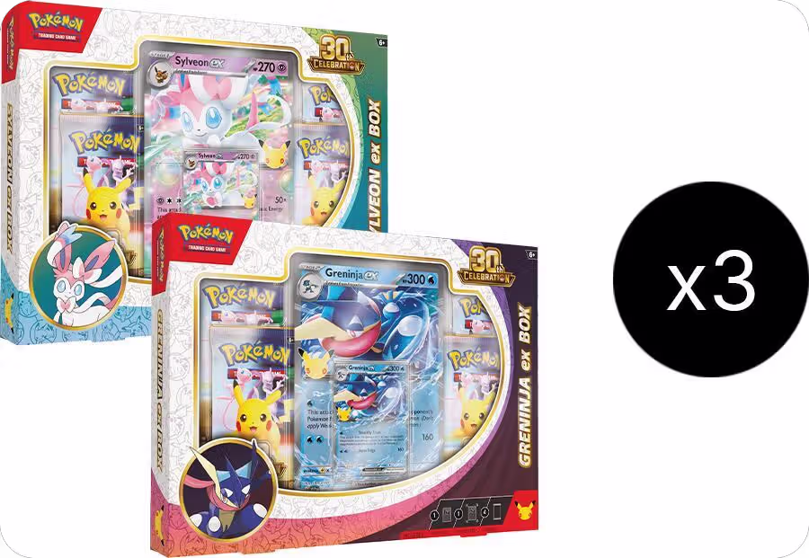 30th Celebration ex Box Case, 30th Celebration — Pokémon sealed product price