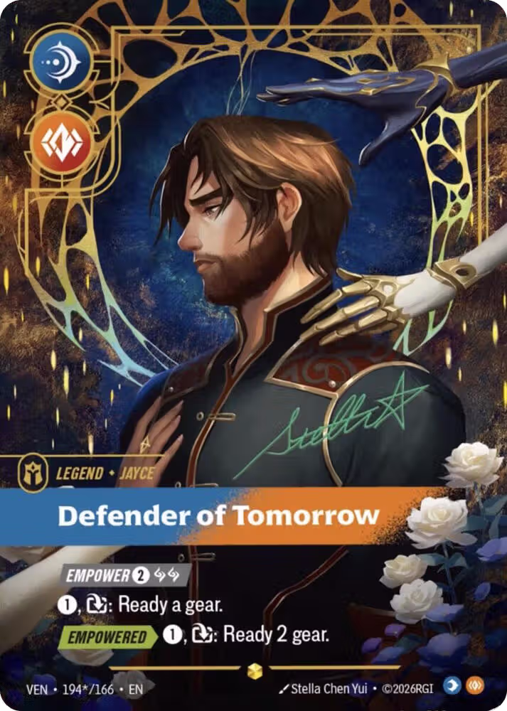 Jayce, Defender of Tomorrow (Signature) (194*/166), Vendetta — Riftbound card price