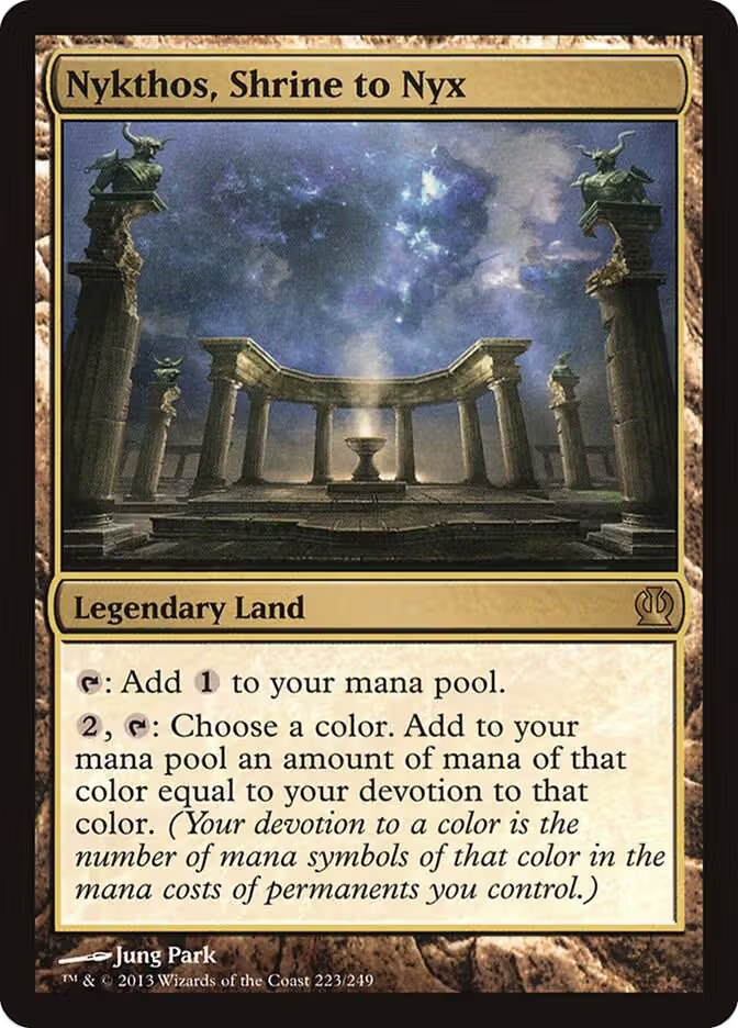 Nykthos, Shrine to Nyx (223), Theros — Magic card price