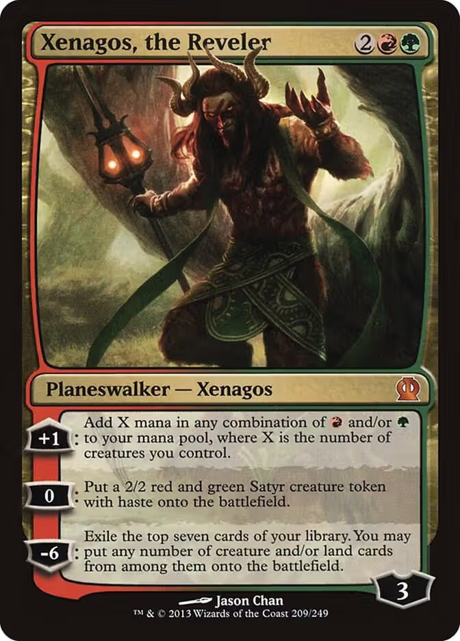 Xenagos, the Reveler (209), Theros — Magic card price