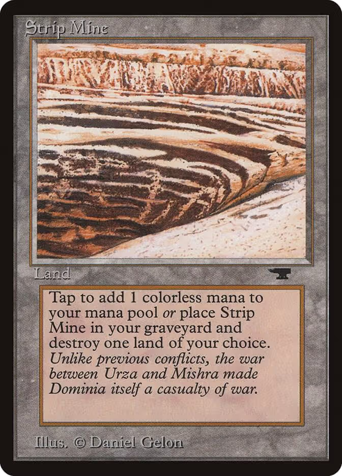 Strip Mine (No Horizon), Antiquities — Magic card price