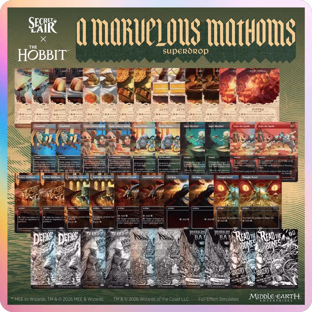 Secret Lair x The Hobbit: A Marvelous Mathoms Superdrop - A Marvelous Mathoms Everything Bundle, Secret Lair Drop Series — Magic sealed product price
