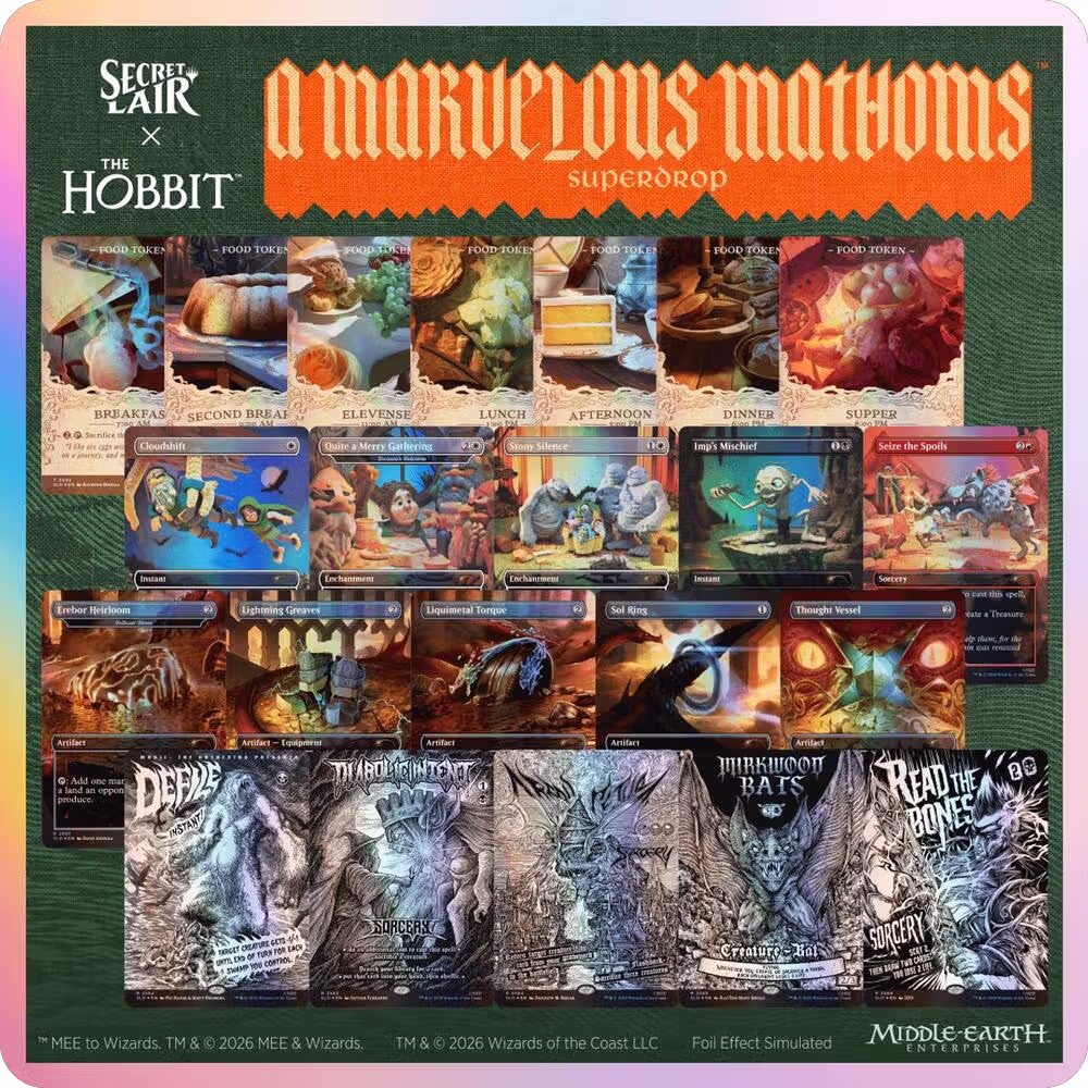 Secret Lair x The Hobbit: A Marvelous Mathoms Superdrop - Riddles in the Dark Foil Bundle, Secret Lair Drop Series — Magic sealed product price