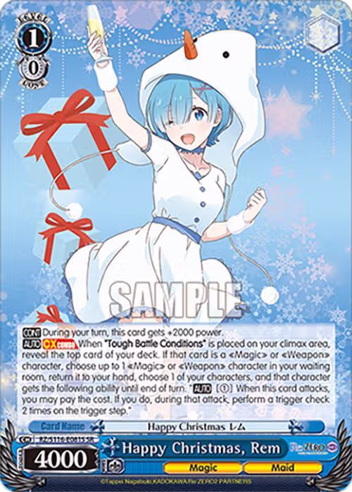 Happy Christmas, Rem (SR) (RZ/S116-E081S), ZERO -Starting Life in Another World- Vol.3 — Weiß Schwarz card price