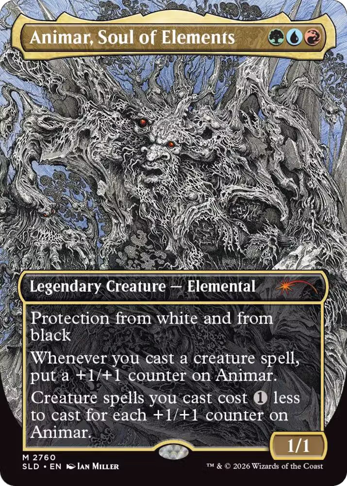 Animar, Soul of Elements (2760) (2760), Secret Lair Drop Series — Magic card price