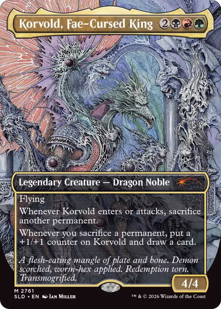 Korvold, Fae-Cursed King (2761) (2761), Secret Lair Drop Series — Magic card price