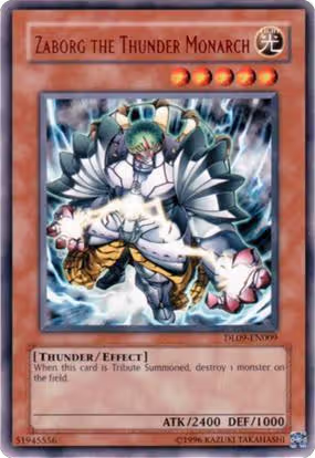 Zaborg the Thunder Monarch (Blue) (DL09-EN009), Duelist League Promo — Yu-Gi-Oh! card price