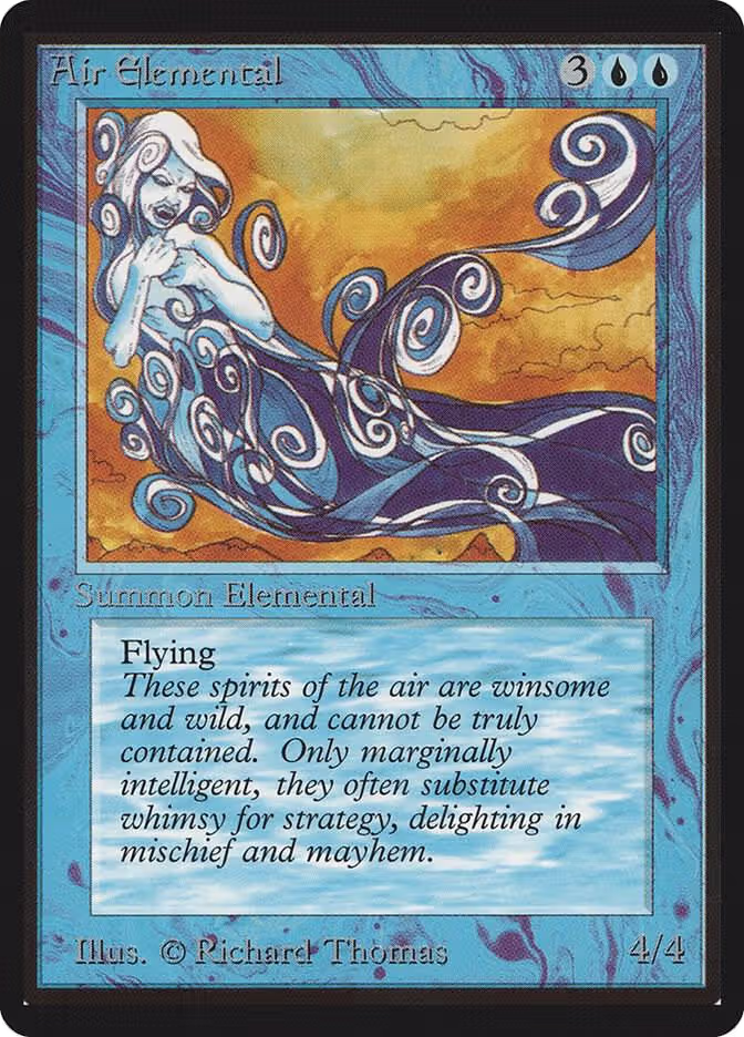 Air Elemental, Beta Edition — Magic card price