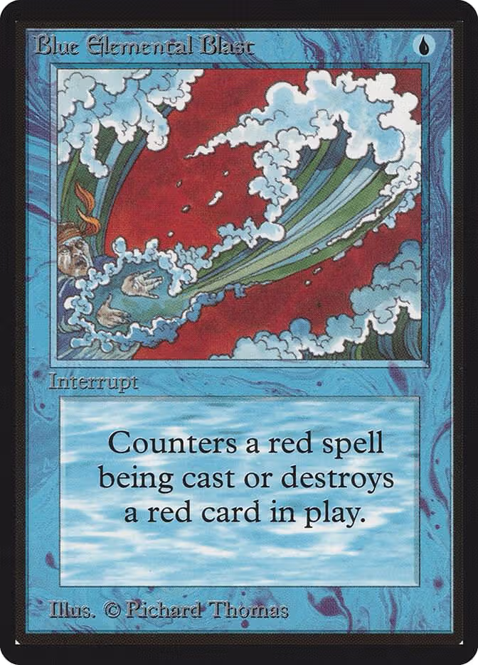 Blue Elemental Blast, Beta Edition — Magic card price