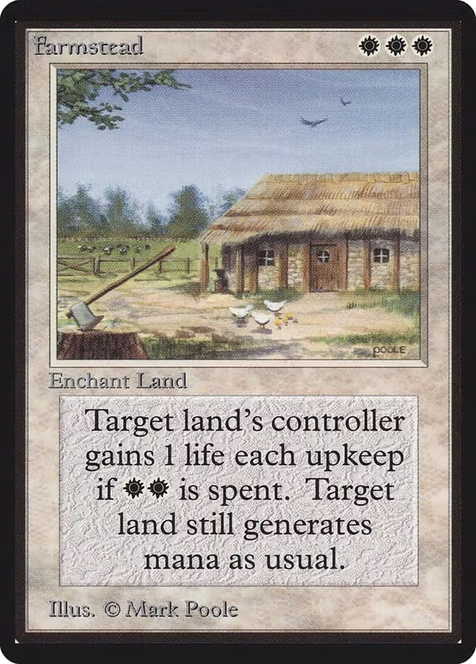 Farmstead, Beta Edition — Magic card price