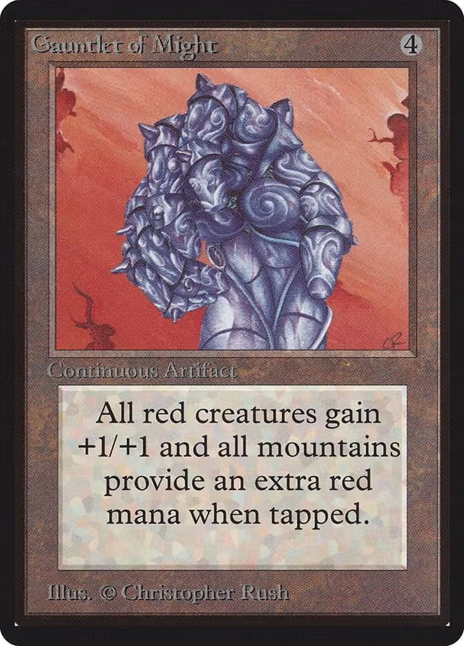 Gauntlet of Might, Beta Edition — Magic card price