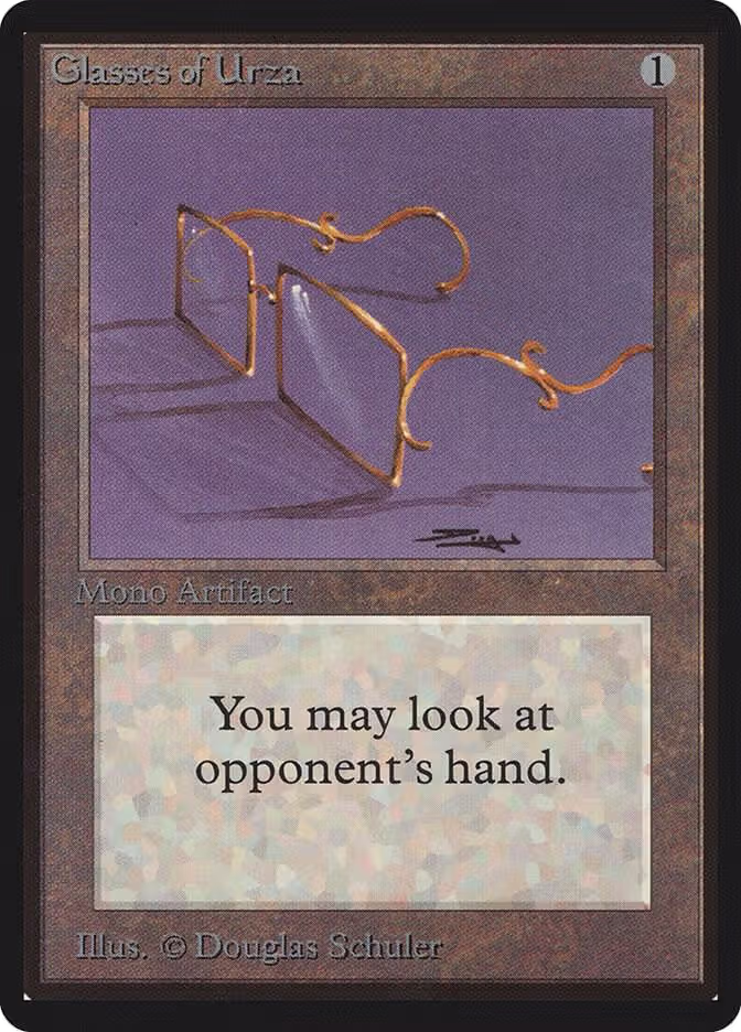 Glasses of Urza, Beta Edition — Magic card price