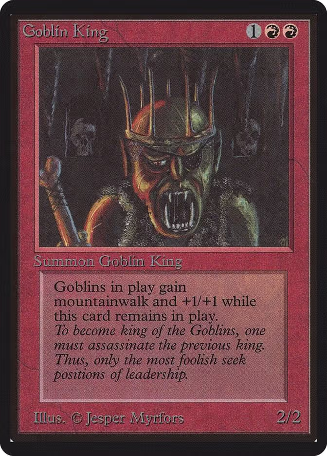 Goblin King, Beta Edition — Magic card price