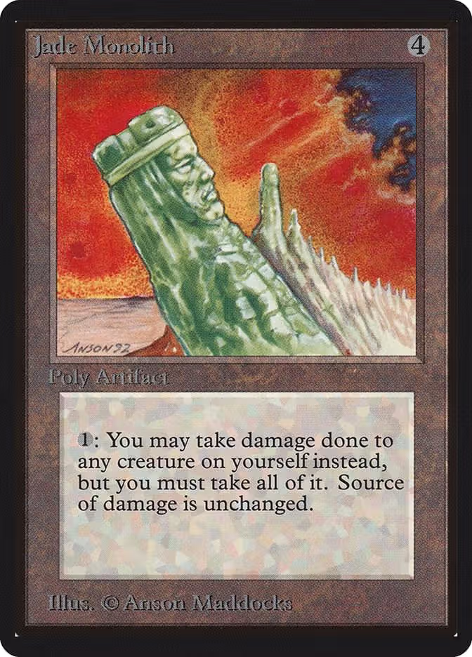 Jade Monolith, Beta Edition — Magic card price