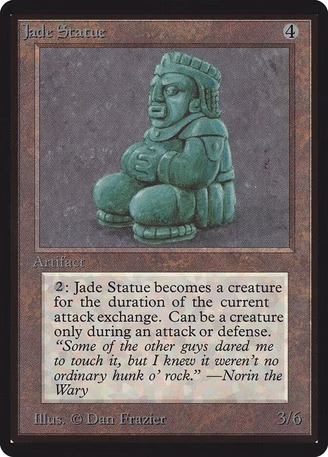 Jade Statue, Beta Edition — Magic card price