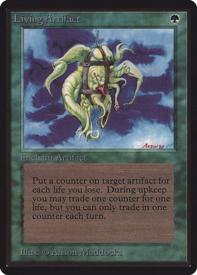Living Artifact, Beta Edition — Magic card price