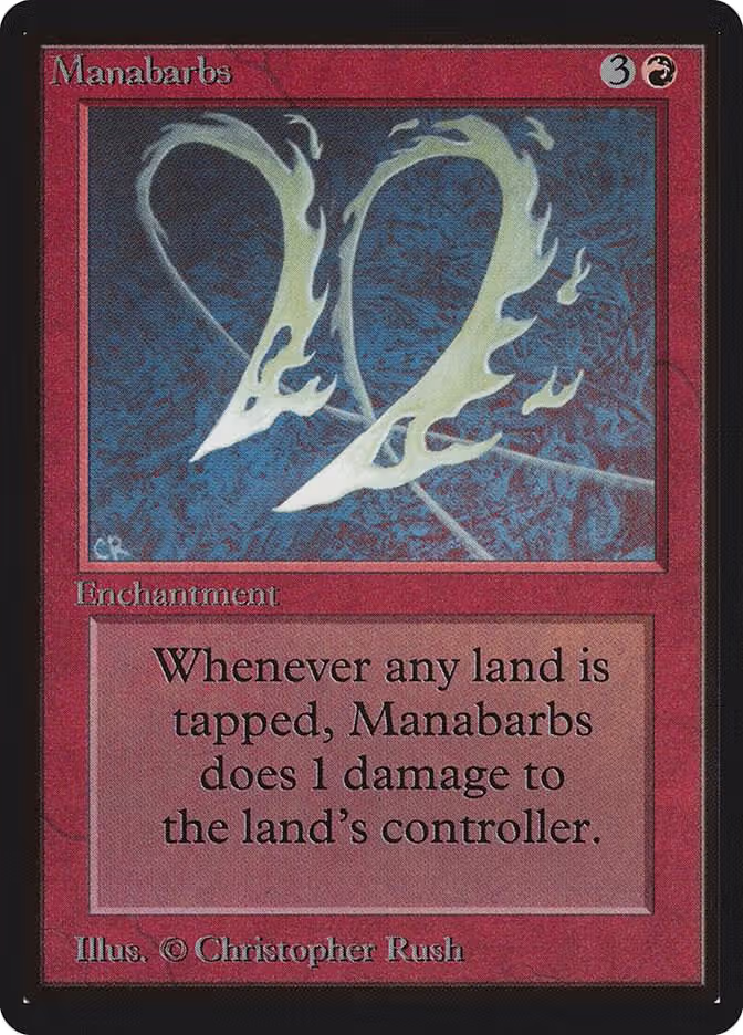 Manabarbs, Beta Edition — Magic card price