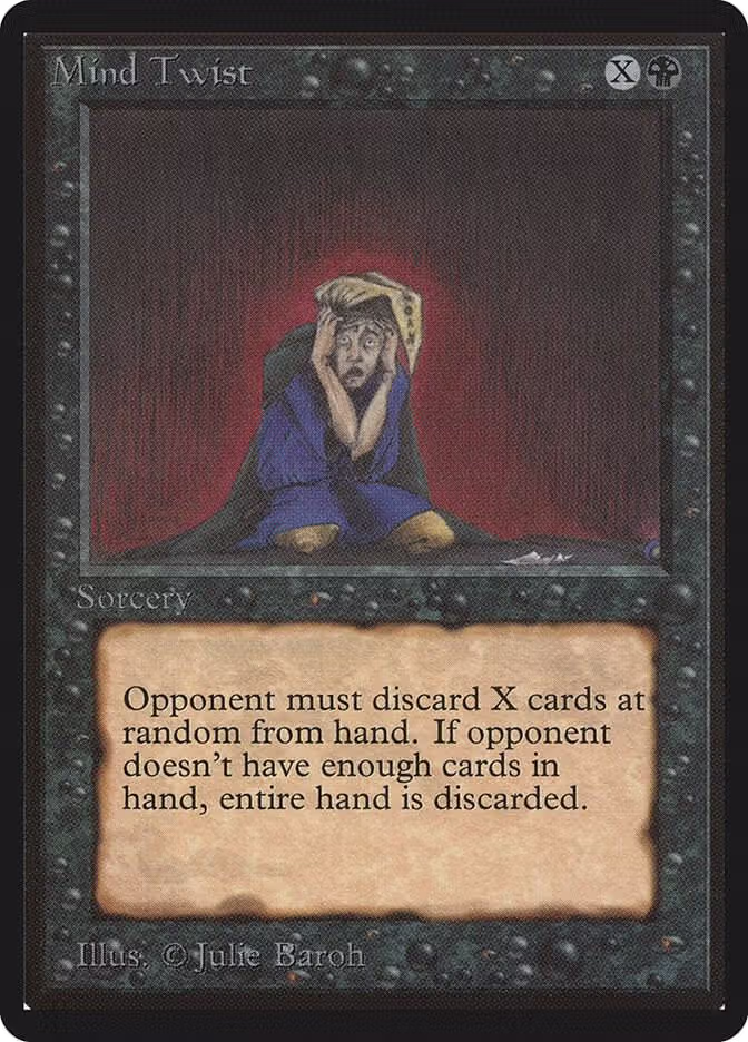 Mind Twist, Beta Edition — Magic card price