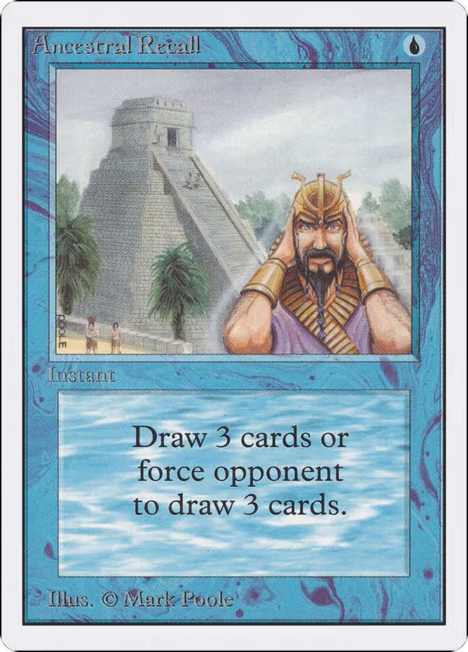 Ancestral Recall, Unlimited Edition — Magic card price
