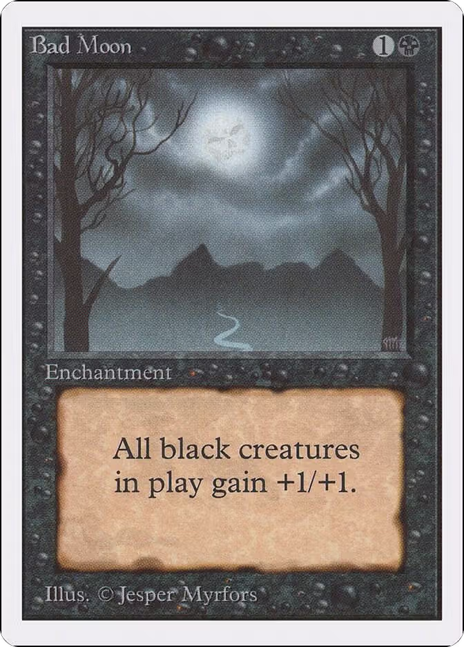 Bad Moon, Unlimited Edition — Magic card price